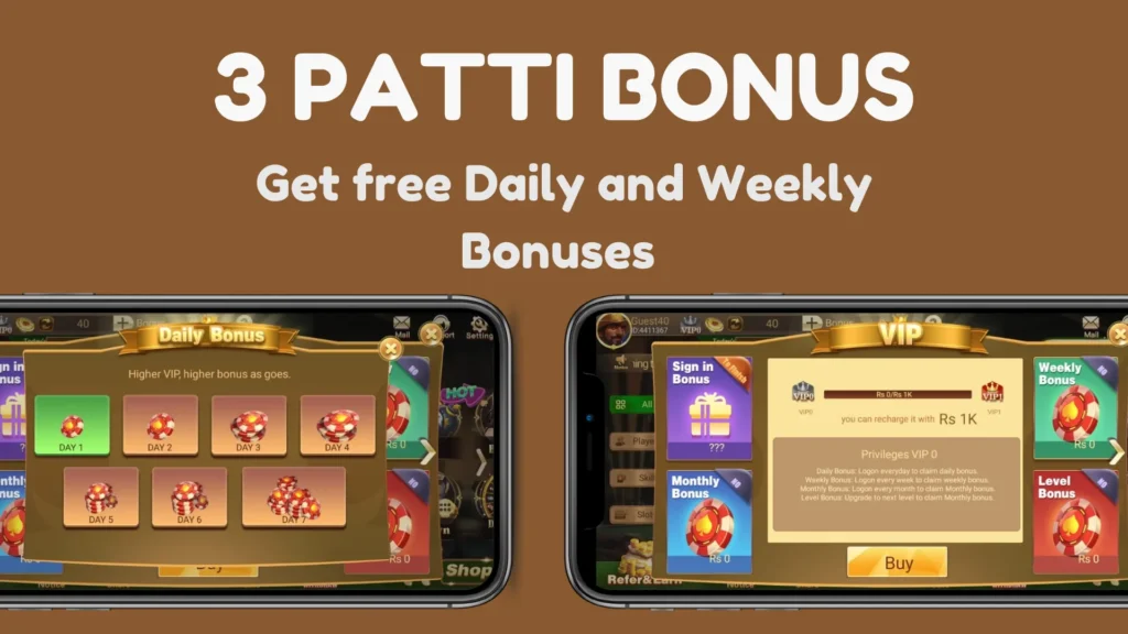 Teen Patti Bonus